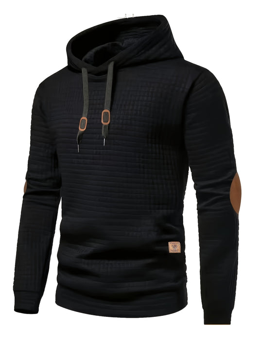 Daniel | Wafelstructuur Hoodie met Capuchon voor Herfst en Winter